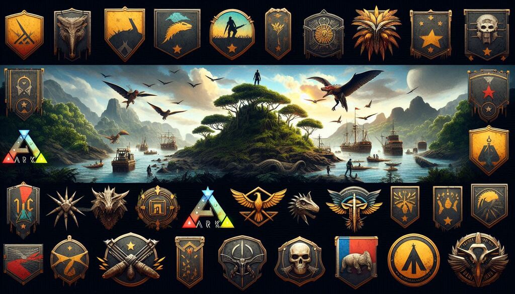 ARK: Survival Evolved (2017) Game Icons Banners