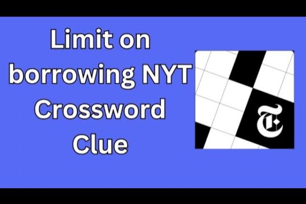 Limit on Borrowing in the NYT Crossword