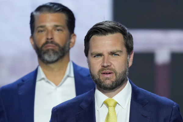 Donald Trump Jr. and J.D. Vance