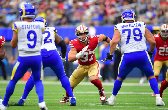 Los Angeles Rams vs 49ers match player stats